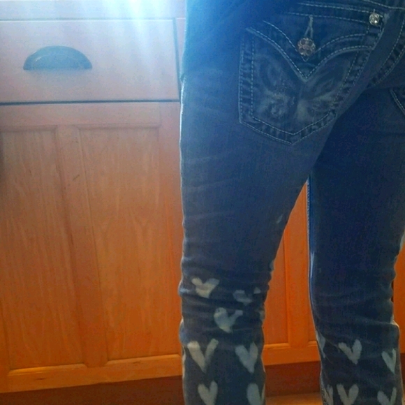 Miss Me 👀 ❤ custom disign (see the love) skinny - Picture 8 of 14